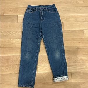 L.L. Bean vintage fleece lined jeans